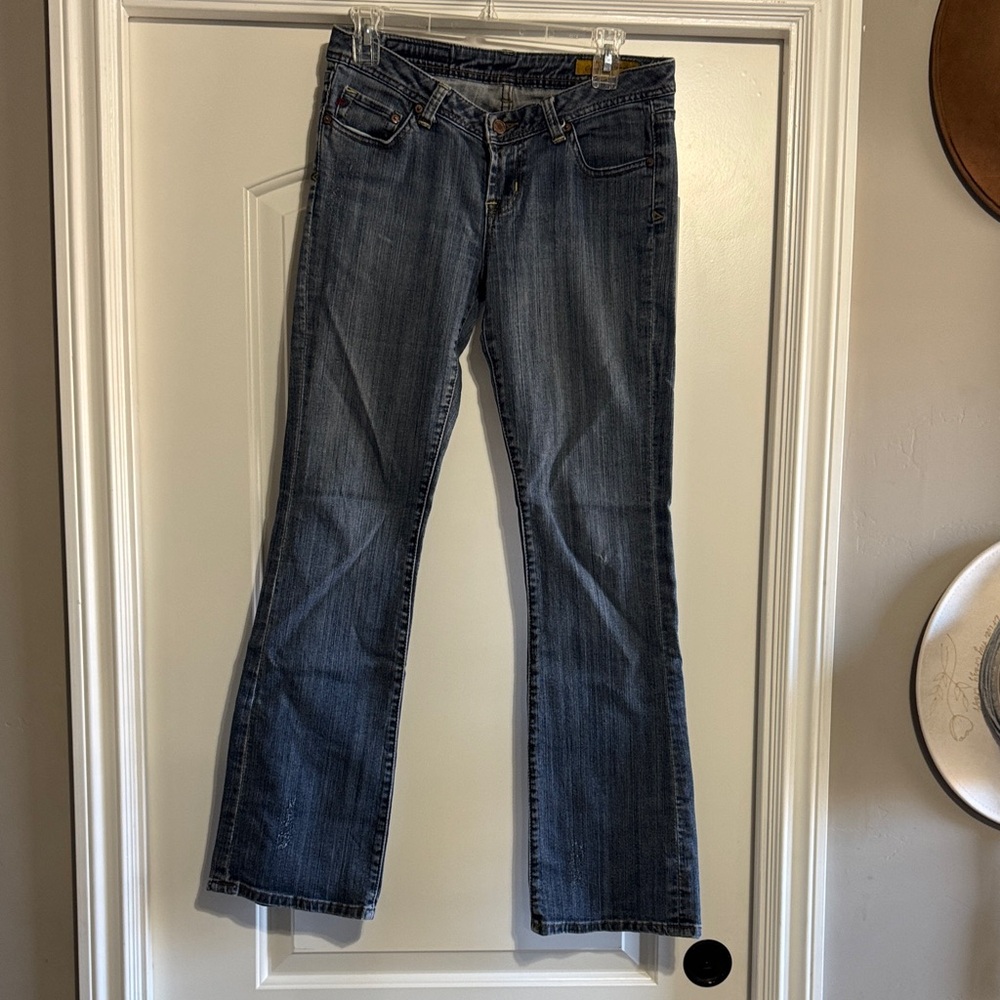 Seven7 Classic Flare Jeans with Yellow Tag